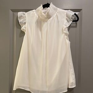 Banana Republic White Blouse